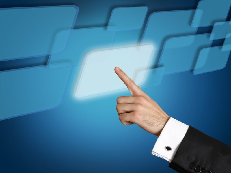 Man's,Hand,Pushing,The,Button.,Choice,Concept